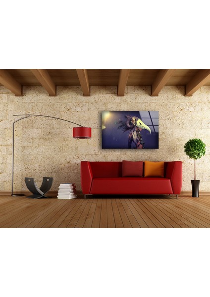 Soyut Kadın Temperli Cam Duvar Tablosu fiyatları