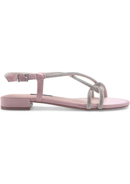 Nayeme2 3fx Krem Kadın Düz Sandalet