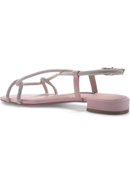 Nayeme2 3fx Krem Kadın Düz Sandalet modelleri