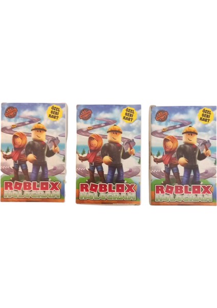 Redro Home Roblox 2024 Sürpriz Hologramlı Oyun Kartı 6 Paket Içinde Toplam 60 Adet Kart