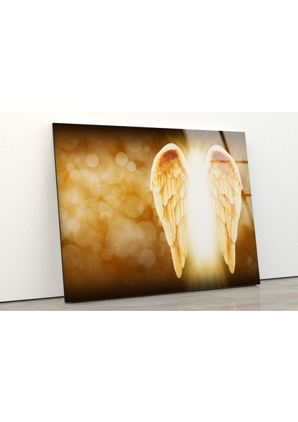Melek Kanatları Temperli Cam Duvar Tablosu fiyatları