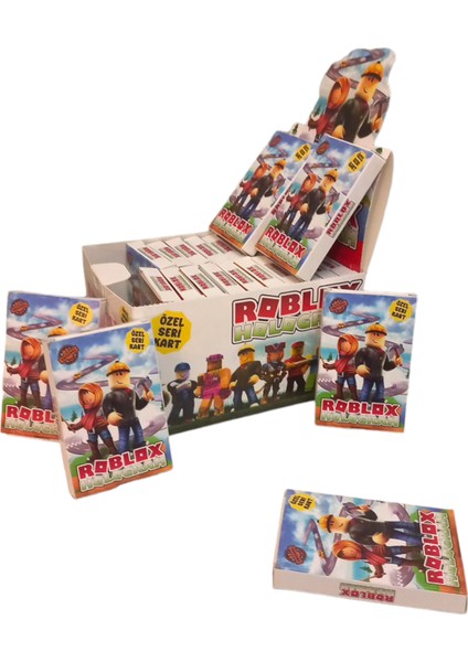 Roblox 2024 Sürpriz Hologramlı Oyun Kartı 24 Paket Içinde Toplam 240 Adet Kutulu Kart modelleri