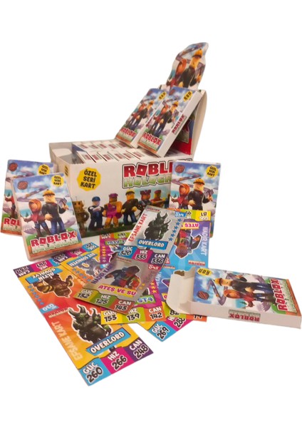 Roblox 2024 Sürpriz Hologramlı Oyun Kartı 24 Paket Içinde Toplam 240 Adet Kutulu Kart indirimleri