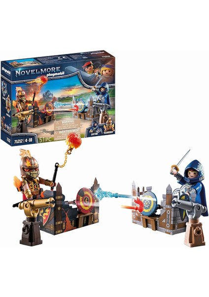 Playmobıl Novelmore 71212 Novelmore ve Burnham Raiders - Düello, 4 Yaşından Büyük Çocuklar Için Oyuncak