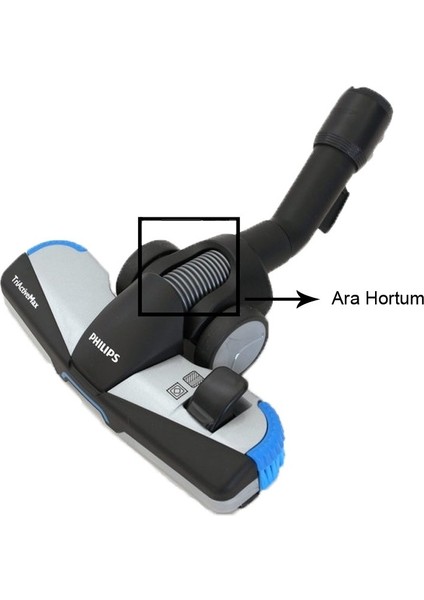 Süpürge Emici Başlık Ara Hortumu, Philips Fc 8770 Fc 9192 Fc 9194 Performer Pro ile Uyumlu modelleri