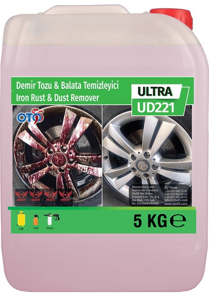 Demir Tozu & Balata Temizleyici 5000 ml