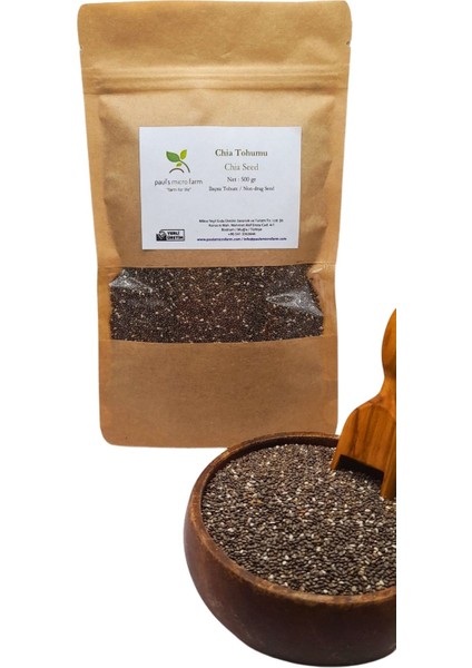 Pauls Micro Farm Glutensiz Chia Tohumu 250 gr