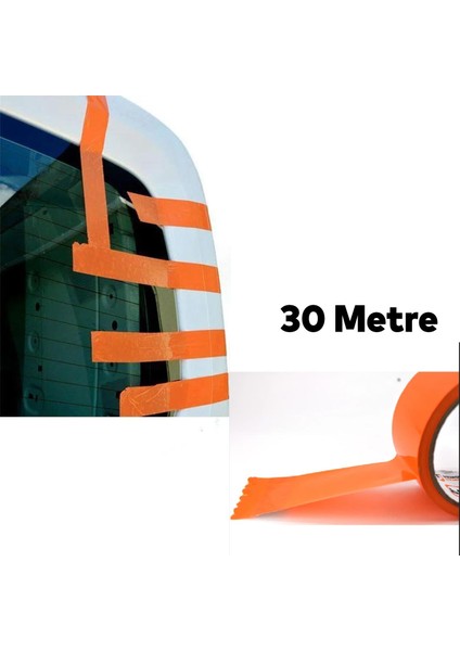 Araba Araç Oto Cam Ayna Sabitleme Tamir Montaj Bandı Iz Bırakmaz Maskeleme Güçlü Bant 45 mm x 30 Metre fiyatları