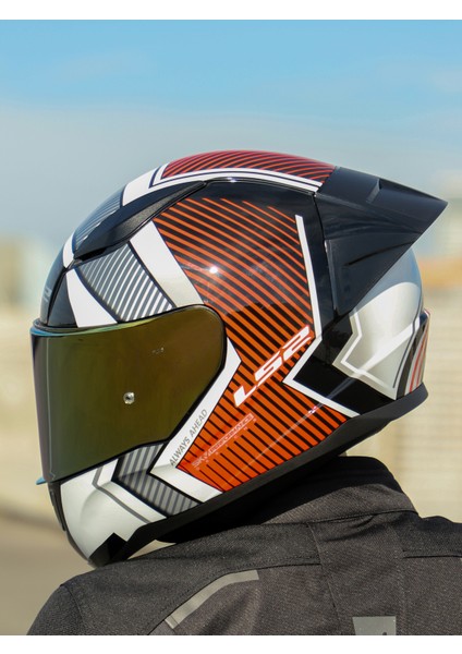 Rapıd 2 Race Extra Beyaz-Kırmızı Kask