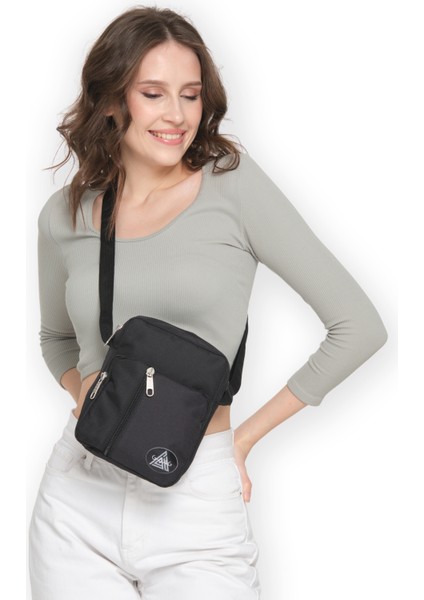 2 Bölmeli Ön Cepli Unisex Free Bag Omuz Askılı Çanta Çapraz Askılı Çanta
