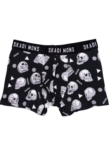 Skull Erkek Çok Renkli Boxer