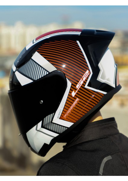 Rapıd 2 Race Extra Beyaz-Kırmızı Kask