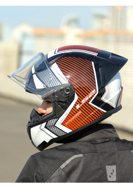 Rapıd 2 Race Extra Beyaz-Kırmızı Kask modelleri