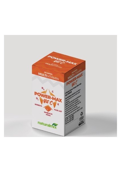 Power-Max Vit C 30 Kapsül