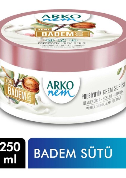 Nem Krem Prebiyotik 250 ml Badem Sütü 8690506507367 Yüz Kremi