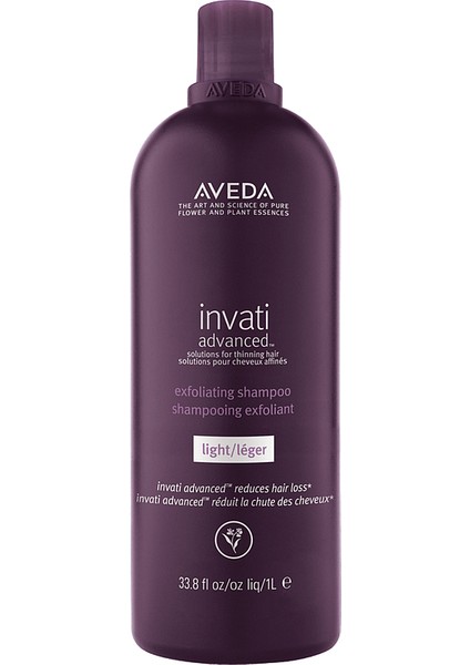 Invati Advanced Light Şampuan 1000 ml