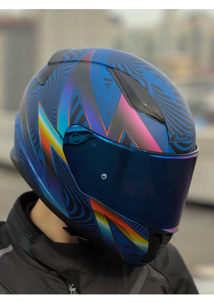 Rapıd 2 Optık Mat Mavi-Mor Kask