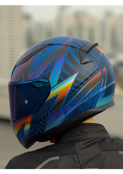 Rapıd 2 Optık Mat Mavi-Mor Kask fiyatları