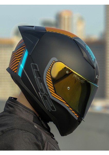Rapıd 2 Race Extra Mat Gri-Neon Turuncu Kask fırsatları