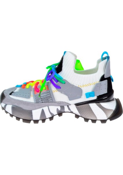 Triko Kadın Spor Ayakkabı Sneaker GJ-3031 Beyaz modelleri
