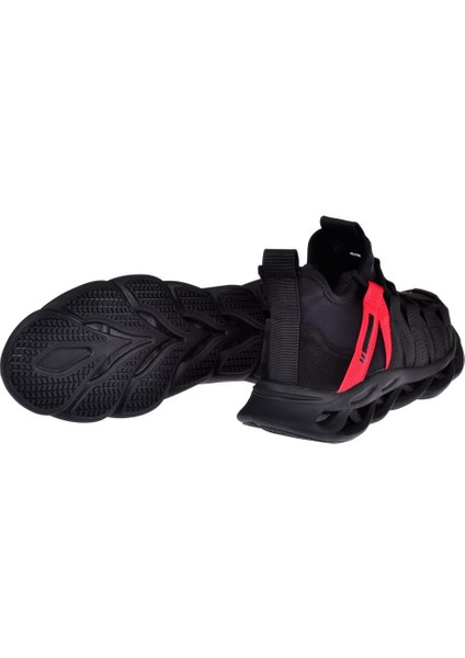 Esnek Hafif Erkek Spor Ayakkabı Sneaker GJ-540 Siyah