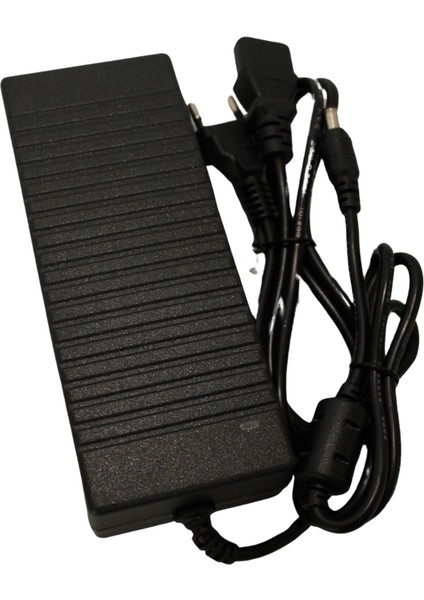 12 Volt 10 Amper Plastik Kasa Masa Tipi Adaptör 12V 10A Laptop Tipi Adaptör IP20 Iç Mekan