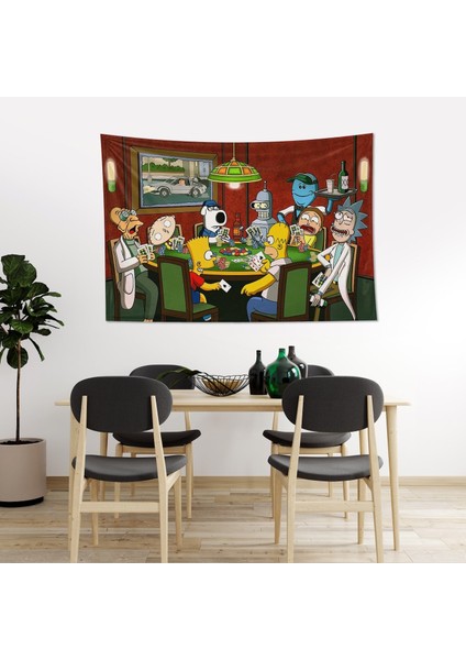 Champions League Poker Duvar Örtüsü - 100 cm x 135 cm