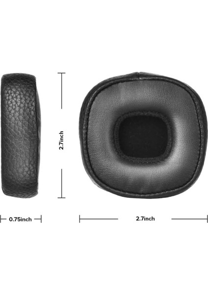 Marshall Major 3 Uyumlu Kulaklık Pedi Kulaklık Süngeri Mojor Kulaklık Yastığı Marshall Deri Kulaklık Pedi