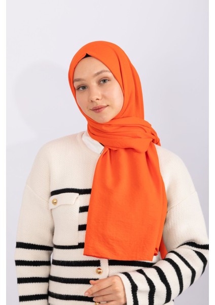 Pamuk Kraş Şal - Orange modelleri