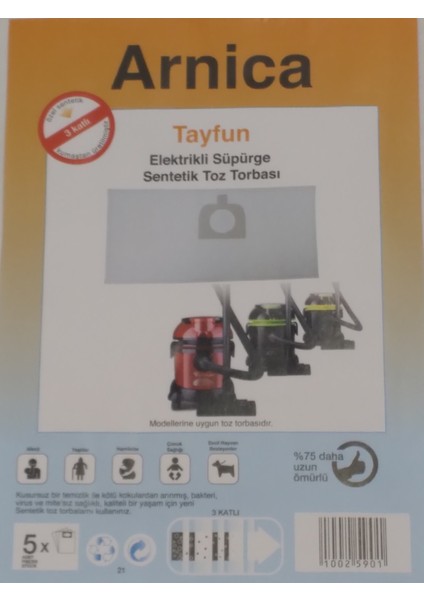 Arnika Yıkamalı Sentetik ( 2 Paket 10 Adet )