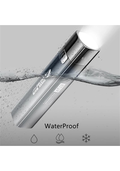 Mod Süper Parlak LED El Feneri 1200 Mah Gece Sürüş Kamp LED Işık Için USB Şarj Kablosu ile (Yurt Dışından)