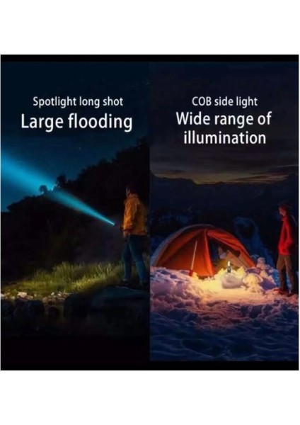 Vimite LED Mini El Feneri Parlak Taşınabilir USB Şarj Edilebilir Zoom Flaş Işıklı Fener Fener 3 Aydınlatma Modu Kamp Lambası (Yurt Dışından)