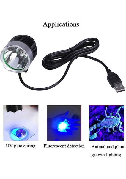 USB Uv Sterilizatör Ultraviyole Işık Yeşil Yağ Tutkal Kür Lambası Kurutucu Sterilizasyon Için LED Ultraviyole Işık Telefon Devre Kartı (Yurt Dışından) fırsatları