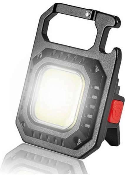 Auoyo Mini Işık Çalışma Işığı Taşınabilir Cob Cep Lambası Çok Fonksiyonlu Parlama Cob Anahtarlık Işık USB Şarj Lambaları Güçlü Manyetik Onarım Çalışması Açık Kamp Işığı (Yurt Dışından)