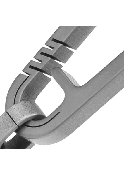 Edc Karabina Çok Fonksiyonlu Yüksek Sertlik Ergonomik Tasarım Anahtarlık Tokası Dış Mekan Ofisi Için Iyi Esneklik (Yurt Dışından)