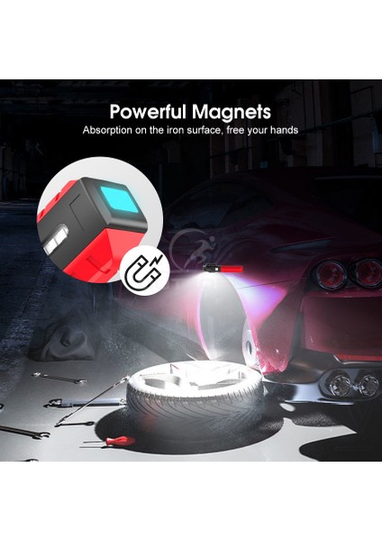 Outtobe Işık Çok Fonksiyonlu Işık Dış Mekan LED Işığı Su Geçirmez Işık Uyarı Işığı Torchlight Taşınabilir Ev Acil Durum Lambası Pencere Kırıcı ile Manyetik Emme (Yurt Dışından) indirimleri