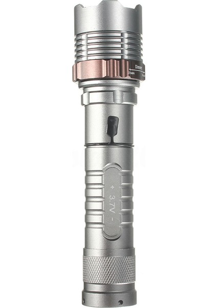 20000LM Taktik LED 5 Modlu Yakınlaştırılabilir El Feneri, 18650 Torch Şarj Cihazı ile (Yurt Dışından)