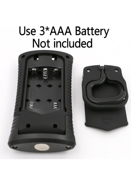 Çok Fonksiyonlu Taşınabilir Cob LED Manyetik Katlanır Kanca Çalışma Muayene Işığı El Feneri Torch Lanterna Lamba, Siyah (Yurt Dışından) indirimleri