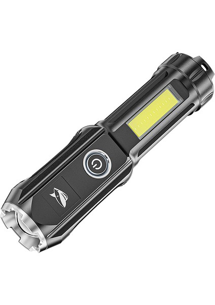 USB Şarj Edilebilir LED El Feneri Mini Cob Torch, Kuyruk Mıknatıslı Su Geçirmez Zoom Creek (Yurt Dışından)