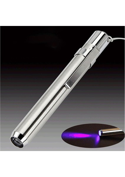Paslanmaz Çelik Mini Uv El Feneri El Feneri Uv Lamba Mark Checker Algılama Deresi (Yurt Dışından)