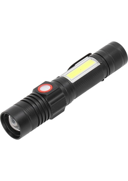 Carba Tan USB Şarj Edilebilir El Feneri Mini Taşınabilir Manyetik Çalışma Açık Hava Etkinlikleri Için Zumlanabilir LED Torch (Yurt Dışından)