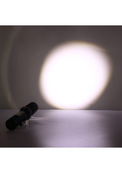 Carba Tan USB Şarj Edilebilir El Feneri Mini Taşınabilir Manyetik Çalışma Açık Hava Etkinlikleri Için Zumlanabilir LED Torch (Yurt Dışından)