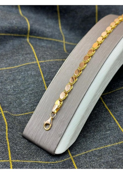 14 Ayar Altın Pullu Halep Bileklik 4mm Altın Pullu Bileklik fiyatları