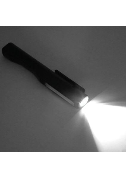 Kompakt Kalem Tipi Cob LED El Feneri USB Şarj Manyetik Çalışma Işığı Lamba-Siyah (Yurt Dışından) indirimleri