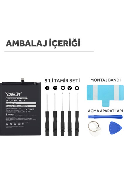 Samsung Galaxy A11 Uyumlu Mucize Batarya HQ-70N fırsatları