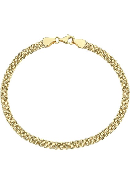 14 Ayar Bismark 4mm Altın Bileklik indirimleri