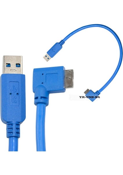 30CM USB 3.0 A Erkek Fişten Mikro B Erkeğe 10PIN 90 Derece Dik Açılı Kısa Kablo (Yurt Dışından) fiyatları