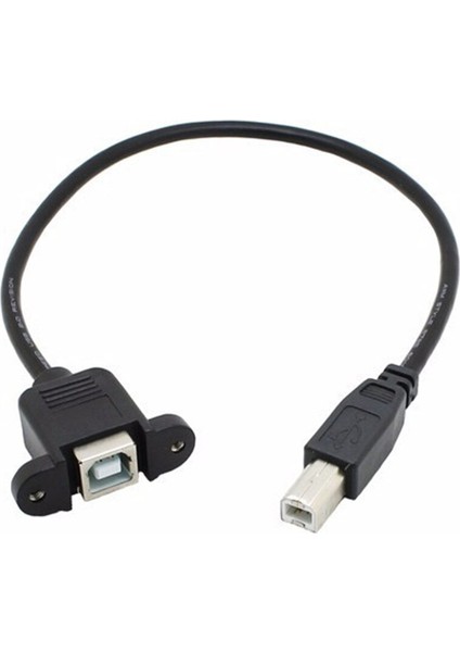 USB 2.0 Tip B Erkek - Dişi M/f Uzatma Veri Kablosu Yazıcı Için Panel Montajlı, Vida Delikli 0,3 M /1ft (Yurt Dışından) modelleri