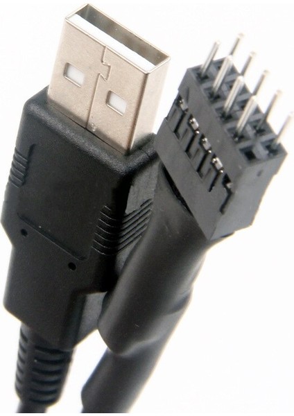 2021 24AWG Sıcak Satış 9 Pin Erkek Harici USB A Erkek Pc Anakart Dahili Veri Uzatma Kablosu (Yurt Dışından)
