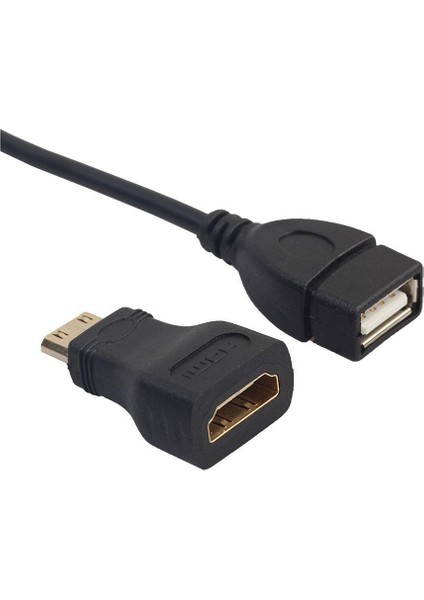 Raspberry Pi Zero Için Yeni Mini HDMI Uyumlu Adaptör Mikro Otg Kablo 40PIN Başlık Dönüştürücü (Yurt Dışından)